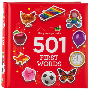 501 First Words (Book & Downloadable App!) by Little Grasshopper Books