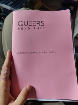 Queers Read This by Anonymous