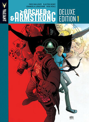 Archer & Armstrong: Deluxe Edition, Book 1 by Patrick Zircher, Mico Suayan, Tom Fowler, Pere Pérez, Clayton Henry, David Aja, Jason Pearson, Andrew Robinson, Guillermo Ortego, Matt Milla, Dave Lanphear, Brian Reber, Doug Braithwaite, Matthew Waite, Lee Garbett, Alvaro Martinez, Juan Doe, Neal Adams, Fred Van Lente, Emanuela Lupacchino, Simon Bowland, David Baron