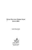 Gelak esai dan ombak sajak anno 2001 by Sutardji Calzoum Bachri