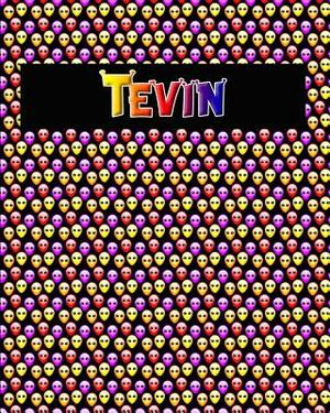 120 Page Handwriting Practice Book with Colorful Alien Cover Tevin: Primary Grades Handwriting Book by Sheldon Franks