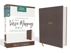 Niv, Verse Mapping Bible, Cloth Over Board, Gray, Comfort Print: Find Connections in Scripture Using a Unique 5-Step Process by The Zondervan Corporation