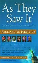 As They Saw It: Fifty Years of Conversations from the Open Mind by Marc Jaffe