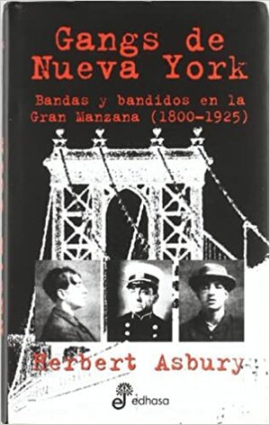 Gangs de Nueva York: Banda y bandidos en la gran manzana 1800-1925 by Herbert Asbury