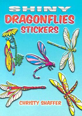 Shiny Dragonflies Stickers by Christy Shaffer