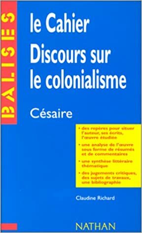 Cahier, Discours sur le colonialisme by Aimé Césaire