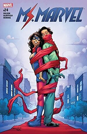 Ms. Marvel (2015-2019) #24 by Diego Olortegui, G. Willow Wilson, Valerio Schiti