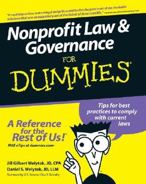 Nonprofit Law and Governance for Dummies by Jill Gilbert Welytok, Daniel S. Welytok