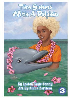 Tika Swims With A Dolphin by Leesah Faye Kenny