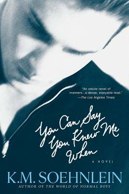 You Can Say You Knew Me When by K. M. Soehnlein