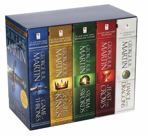 A Song of Ice and Fire, 5 Book Set Series: A Game of Thrones, A Clash of Kings, A Storm of Swords, A Feast for Crows, A Dance with Dragons by George R.R. Martin