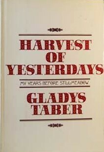Harvest of Yesterdays by Gladys Taber