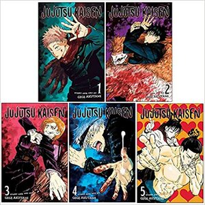 Jujutsu Kaisen Series Vol 1-5 Books Collection Set By Gege Akutami by Gege Akutami