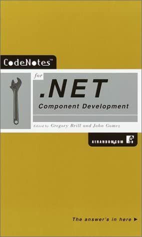 CodeNotes for .NET by John Gomez, Gregory Brill