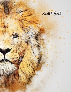 Sketch Book: Lion Themed Personalized Artist Sketchbook For Drawing and Creative Doodling by Adidas Wilson