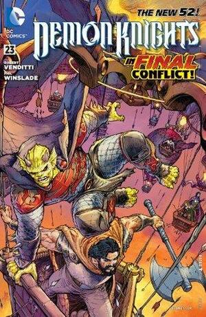 Demon Knights #23 by Wayne Faucher, Chad Hardin, Robert Venditti