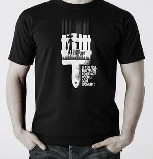 The Adventures of Tom Sawyer T-Shirt - Medium: (T-Shirt Size M) by Publikumart