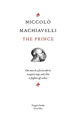 The Prince by Niccolò Machiavelli