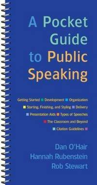 A Pocket Guide To Public Speaking by Rob Stewart, Hannah Rubenstein
