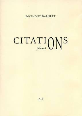 Citations Followed on by Anthony Barnett