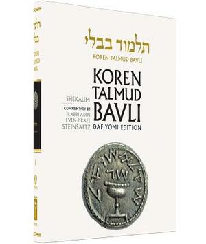 Koren Talmud Bavli, Vol.8: Tractate Shekalim, Noe B & W Edition, Hebrew/English by Adin Even-Israel Steinsaltz