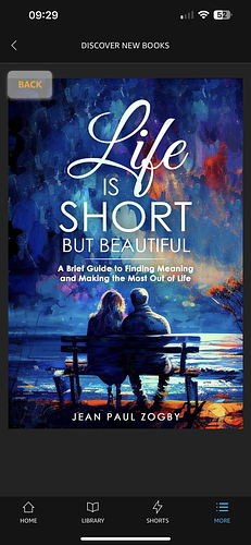 Life is Short But Beautiful: A Brief Guide to Finding Meaning and Making the Most out of Life (The Art of Living Book Series 3) by Jean Paul Zogby