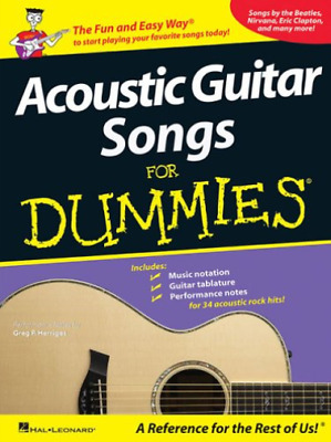 Acoustic Guitar Songs for Dummies by Hal Leonard Corporation, Greg P. Herriges