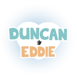 duncan and eddie by doginacafe