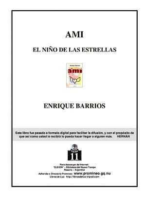 Ami, El Niño de las Estrellas by Enrique Barrios