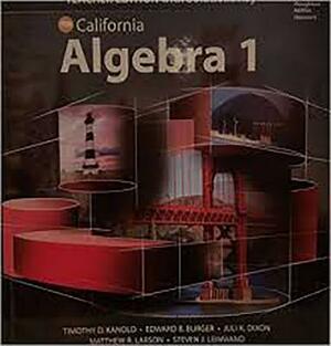 Hmh Algebra 1 California: Student Edition 2015 by 