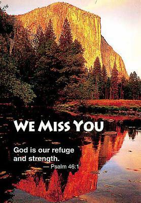 We Miss You Mountain Postcard (Package of 25) by Abingdon Press