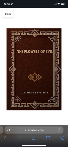 The Flowers of Evil  by Charles Baudelaire