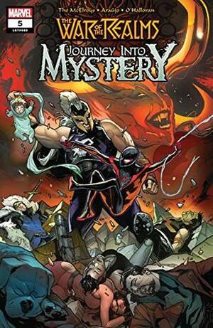 War of the Realms: Journey Into Mystery #5 by Griffin McElroy, Clint McElroy, Justin McElroy, Valerio Schiti, Travis McElroy, André Lima Araújo