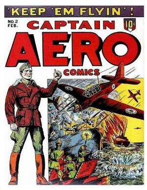 Captain Aero Comics: ( Black and White inside) For Children and Enjoy (7 Comic Stories) 8.5x11 Inches by Pie Parker, Charles Quinlan