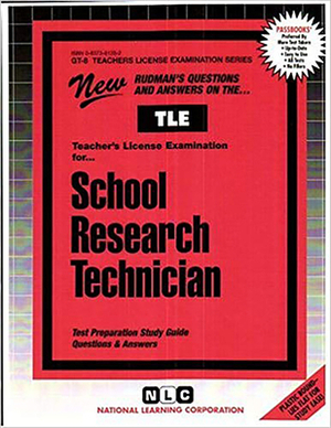 School Research Technician: Passbooks Study Guide by National Learning Corporation