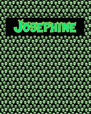 120 Page Handwriting Practice Book with Green Alien Cover Josephine: Primary Grades Handwriting Book by Sheldon Franks