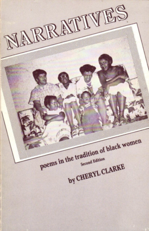 Narratives: Poems in the Tradition of Black Women by Cheryl Clarke