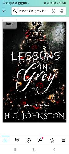 Lessons In Grey: Shadows of Sin by H.G. Johnston