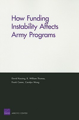 How Funding Instability Affects Army Programs by Frank Camm, David Kassing, William R. Thomas