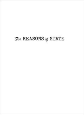 For Reasons of State by Steven Lam, Angelique Campens, Erica Cooke