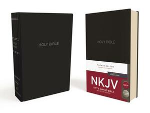 NKJV, Gift and Award Bible, Leather-Look, Black, Red Letter Edition by Thomas Nelson