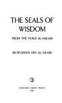 The Seals of Wisdom: From the Fusus Al-Hikam by Ibn al-ʻArabī