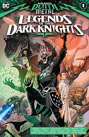 Dark Nights: Death Metal Legends of the Dark Knights (2020) #1 (Dark Nights: Death Metal (2020-)) by Chris Sotomayor, Joshua Williamson, Tomeu Morey, Mike Spicer, Marguerite Bennett, Scott Snyder, Garth Ennis, Peter J. Tomasi, Daniel Warren Johnson, Jamal Igle, Riley Rossmo, Marcelo Maiolo, Joëlle Jones, Ivan Plascencia, Francesco Francavilla, Tony Salvador Daniel, Frank Tieri, James Tynion IV, Jordie Bellaire