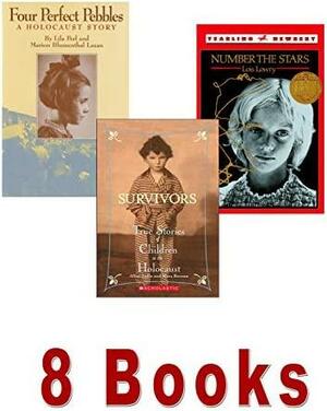Holocaust Books Set for Kids: Number the Stars; Letters From Rifka; the Rabbi's Girls; True Stories of Children in the Holocaust; the Girl Who Survived by Lila Perl, Lois Lowry, Allan Zullo