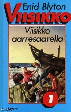 Viisikko aarresaarella by Lea Karvonen, Enid Blyton