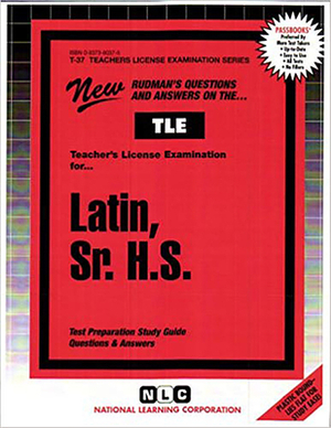 Latin, Sr. H.S.: Passbooks Study Guide by National Learning Corporation