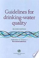 Guidelines for Drinking-water Quality, Volume 1 by World Health Organization