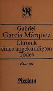 Chronik eines angekündigten Todes by Gabriel García Márquez