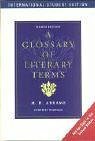 A Glossary of Literary Terms by M.H. Abrams