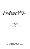 Religious Dissent in the Middle Ages by Jeffrey Burton Russell